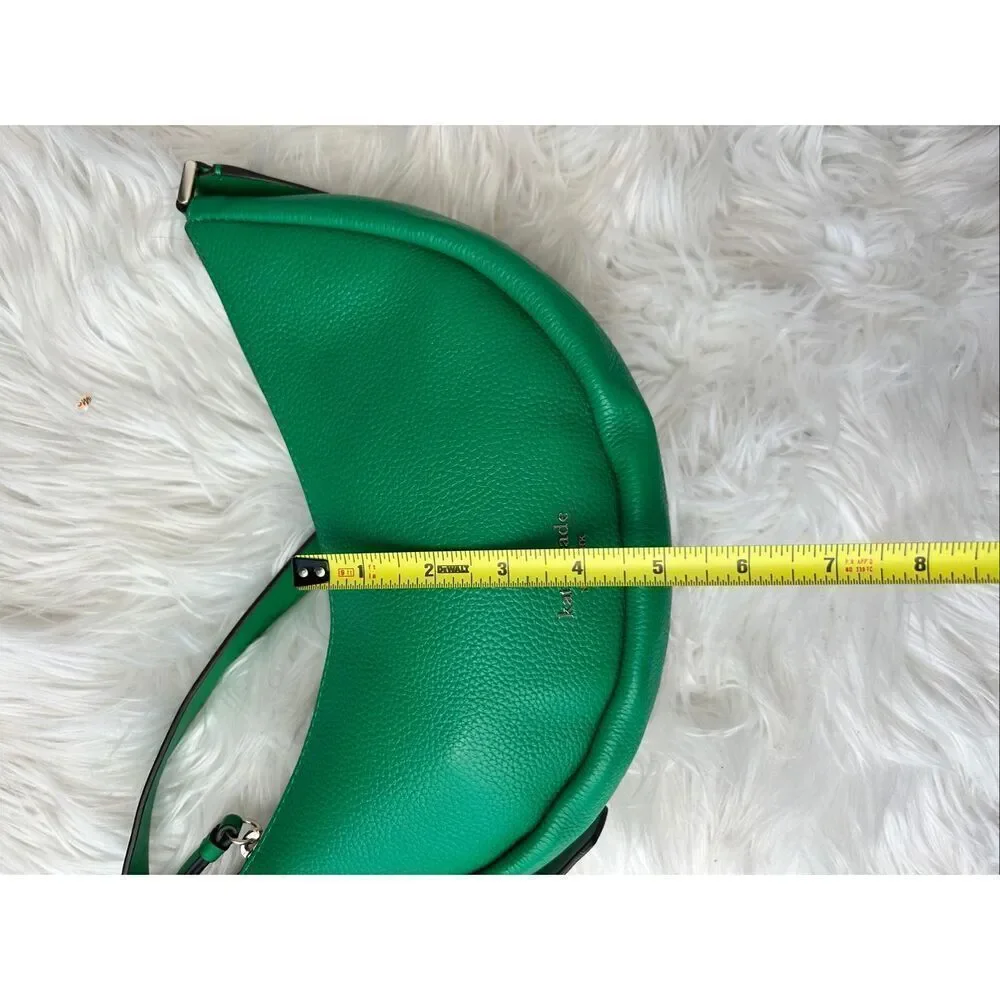 Kate Spade New York Smile Leather Small Shoulder Bag Yucca green color RARE